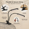 Bird Health Cage Supplementary Light with Full-Spectrum LED Pet Light, Intelligently Timing to Help Synthesize Vitamin D3 and Promote Calcium Absorption