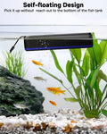 AQQA Aquarium Glass Cleaner, Double Side Algae Scraper with 2 Blades