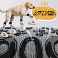Dog Socks for Hardwood Floors Anti Slip - Double Side Dogs Booties to Prevent Licking, Hot Pavement Paw Protectors, No T