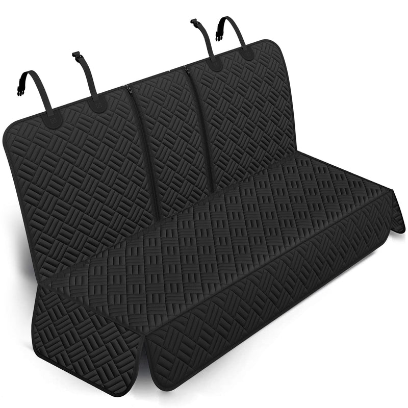 Brlako Dog Car Seat Cover for Back Seat, Waterproof 600D Oxford Protector for Travel and Daily Use, Non Slip Scratch Resistant Bench Cover, Easy to Clean, Fits Cars/SUVs/Trucks, 54 Inch