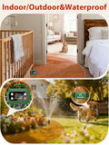 MIMOFPET Wireless Pet Barrier for Cats Dogs - Outdoor Indoor Barrier Waterproof with Adjustable Safe Static Intensity,Ad