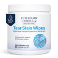 Veterinary Formula Smart Coat Complex Eye + Face Wipes for Dogs & Cats, 100 ct – Gently Remove Tear Stains, Clean Facial Fur & Eye Discharge, Fragrance-Free, Pre-Moistened
