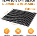 LanLfSty 5 Pack Scat Mats for Dogs – Heavy Duty Solid PP Pet Deterrent Mats to Keep Dogs Off Couch & Furniture – Durable for Indoor & Outdoor Use