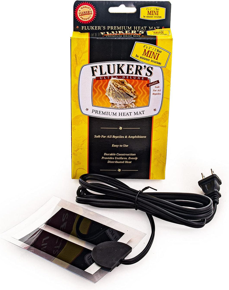 Fluker's Premium Heat Mat for All Reptiles and Amphibians, Mini 4