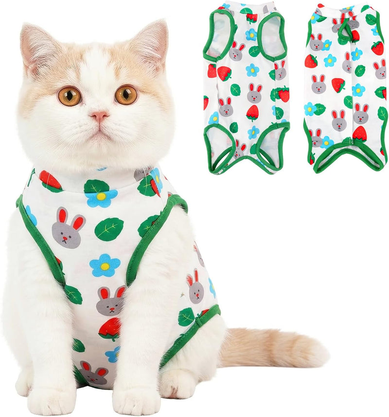 Coppthinktu Cat Recovery Suit Female, Cat Onesie for Cats After Surgery