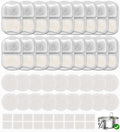 18 Sets Pet Water Fountain Filter Replacement Compatible with Oneisall PWF-002 7L/230oz Dog Water Fountain, Dog Water Bowl Filters with Pre-Filters and Pump Sponges