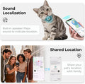 Bluetooth Cat Tracker Collar, iOS & Android, No Monthly Fee Green 1P