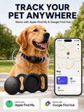 GPS Dog Tracker Collar Pet Finder Tag - No Subscription Real-Time Tracking