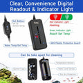 hygger Small Submersible Aquarium Heater 25W Mini Betta Fish Tank Heater with LED Display Adjustable Temperature for 2-5