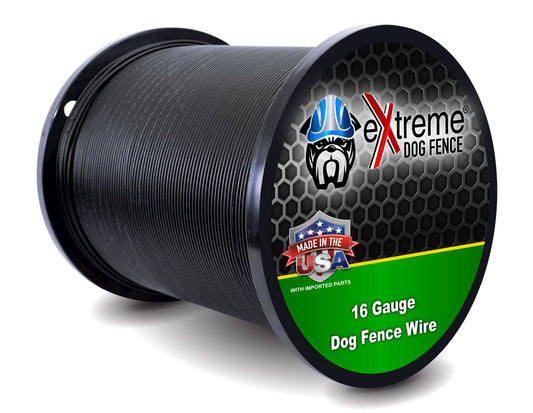 Universally Compatible Underground Fence Cable - 1000 Feet of 16 Gauge Wire for All Models of In-Ground Electric Dog Fence Systems (1 Acre Coverage)