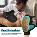 Beenefits 2025 Pet Grooming Glove with Tipped Pin Brush,Special Design Deshedding Glove, Perfect Petting Tool for Sensitive Dogs & Cats with Long & Medium Fur, Massage Mitt - Right-Hand - Blue