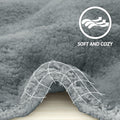 furrybaby Dog Blanket Soft Dog Blankets for Large Dogs Puppy Essentials Washable Sherpa Fleece Cat Blanket 32x40 Inches for Bed Furniture Couch Sofa (Medium, Grey)