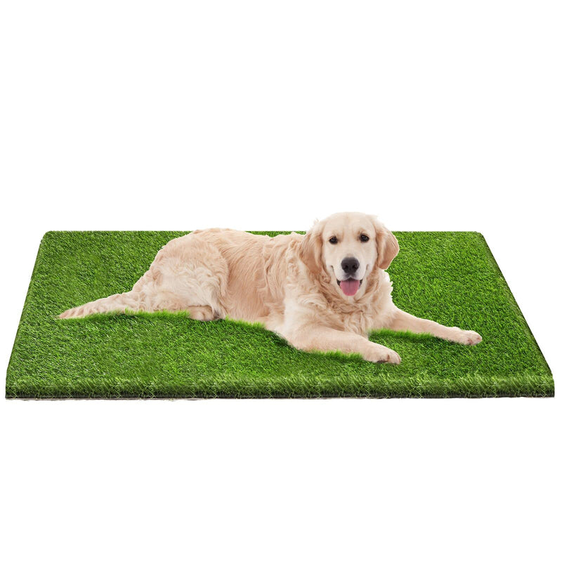 Artificial Grass, 26”x51'' Dog Pee Pads, Professional Dog Potty Training Rug, Grass Mat with Drainage Holes, Pet Turf Indoor Outdoor Flooring Fake Grass Doormat-Easy to Clean (26