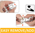 (5 Pack) Stainless Steel Dog Collar Extra Links Designed for 2.25mm H-S Small Dog Collar Links