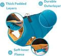 Gooby Padded Vest Dog Jacket, Solid Red