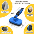 Deshedding Dog Brush for Shedding – Self Clean Cat Brush Deshedding & Grooming Tool for Long Haired and Short Haired Dog