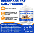 Taurine for Cats – Pure Taurine Powder Supplement for Kittens & Adult Cats, Supports Overall Vitality & Healthy Coat, Ea