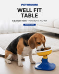 PETHROOM Well Fit Elevated Dog Bowl