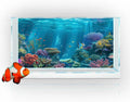 iTapnoom Ocean Floor Aquarium Background, Underwater Tropical Fish Coral Reef Aquatic Nature Plant Fish Tank Backdrop De