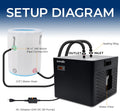 SereneLife 79-Gallon Cold Plunge Chiller – 1/3 HP Ultra-Quiet Aquarium, Hydroponics & Fish Tank Cooling System with Tita