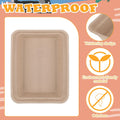 Ramede 30 Pack Disposable Litter Box 16.7 x 12.8 x 4.1 Inch Cat Litter Tray