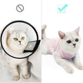 DOTON Cat Recovery Suit for Male and Female Surgical Post Surgery Soft Cone Onesie Shirt Clothes Neuter Licking Protecti