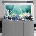 24x16 inches Aquarium Backdrop Underwater Ocean Floor Fish Tank Background