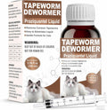Tapeworm Dewormer for Cats and Kittens – Liquid Cat Dewormer for Tapeworms