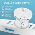 Necoichi Elevated Cat Water Bowl – Ceramic Raised Cat Bowl, Prevents Neck & Whisker Fatigue – Dishwasher & Microwave Safe – Pet Water Bowl for Cats (Cat, Regular)