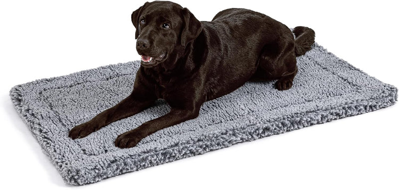 PELZIN Stoutwool 2.0 Indestructible Dog Bed - Soft Chew Proof Dog Crate Pad
