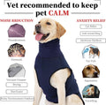 ROZKITCH Breathable Dog Anxiety Jacket, Soft Pet Calming Vest for Fireworks Travel Storms with Adjustable Fit & Ear Prot