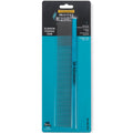 Master Grooming Tools Aluminum Finishing Comb — Versatile Combs for Grooming Dogs, 10", Black