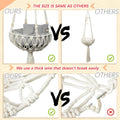 Juexica 3 Pcs Macrame Cat Hammock, Including Hanging Kitten Bed Scratcher Scratch Pad Swing Bed for Small Cat Small Dog(