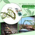 BNOSDM Reptile Jungle Vines Flexible Bend-A-Branch, 3.6Ft Reptile Climbing Branches, Chameleon Flexible Vine Decor,Terra