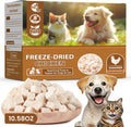FHZRLP Freeze Dried Chicken,Freeze Dried Chicken Dog Treats Natural No Additives,Single Ingredient,High Protein,Suitable for All Ages Cats and Dogs,Dehydrated Suitable for Training
