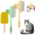 Pet Hair Removal Comb Flea Comb, 3 Pcs Long & Short Stainless Steel Teeth Deshedding Brush, Grooming Pet Hair, Cat Combs for Indoor Cats, Removal Tools