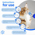 Neobay Cat Inhaler Spacer with Unique Panic Soother & Sensitive Breath Indicator – Designed for Cats with Asthma & Respiratory Issues, Includes 2 Cat Inhaler Masks Blue 2 Packs