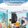 fishkeeper Dual-Blades Magnetic Aquarium Glass Cleaner with 4 Algae Scraper