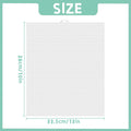 2 PCS Aquarium Fish Tank Divider Plastic Grid Divider Clear Cuttable Grid Plate Fish Tank Isolation with Bracket Fish Ta