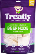 American Sourced Beefhide Chips Dog Chew Treats - Natural Flavor, 22oz/1 Pack