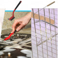 7 Pcs Bird Cage Cleaning Brush Kit Stainless Steel Poop Remover Bird Cage Long Handle Shovel Cleaner, Bird Cage Tool Acc