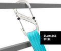 Nite Ize SlideLock Pet S-Biner - Stainless Steel Dual Carabiner for Securing Pets & Clipping Leashes - Lightweight Carabiner for Easily Attaching - S-Biner with Slide-to-Lock Feature - 3 Pack