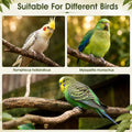4 Pcs Bird Diaper Set, Reusable Parrot Flight Suit with Waterproof Inner Layer, Adjustable and Comfortable for Parakeet 