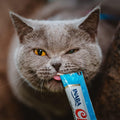 INABA Churu Lickable Purée Natural Cat Treats (Tuna and Chicken Variety Pack, 16 Tubes)