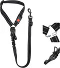 Removable Dog Seat Belt for Car,Adjustable Dog Car Harness with Bungee