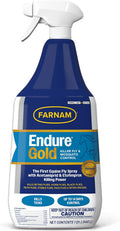 Farnam Endure Gold Killer Fly Spray for Horses, Kills Biting Flies, 32 oz