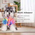Dog Hoodie Tie Dye Dog Sweatshirt Chic Winter Clothes Ultra-Soft Warm Sweaters for Small Medium Dogs Fashion Pet Clothes for Dogs (Multicolor, S (Back: 11.02",Chest: 15.74", Neck: 13.77"))