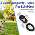 Dog Training Clicker 2-Pack with 3 Volumes-Black & Blue