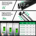 T5 Reptile Light Fixture Combo Kit 8W Light Fixture Reptile Terrarium Hood 10.0 UVB Light Bulb Fluorescent Tube Ideal fo
