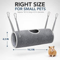 Ferret Rat Hammock Hamster Hanging Tunnels Tubes for Cage - Soft Guinea Pig Hideout Bed, Chinchilla Hammock for Small an